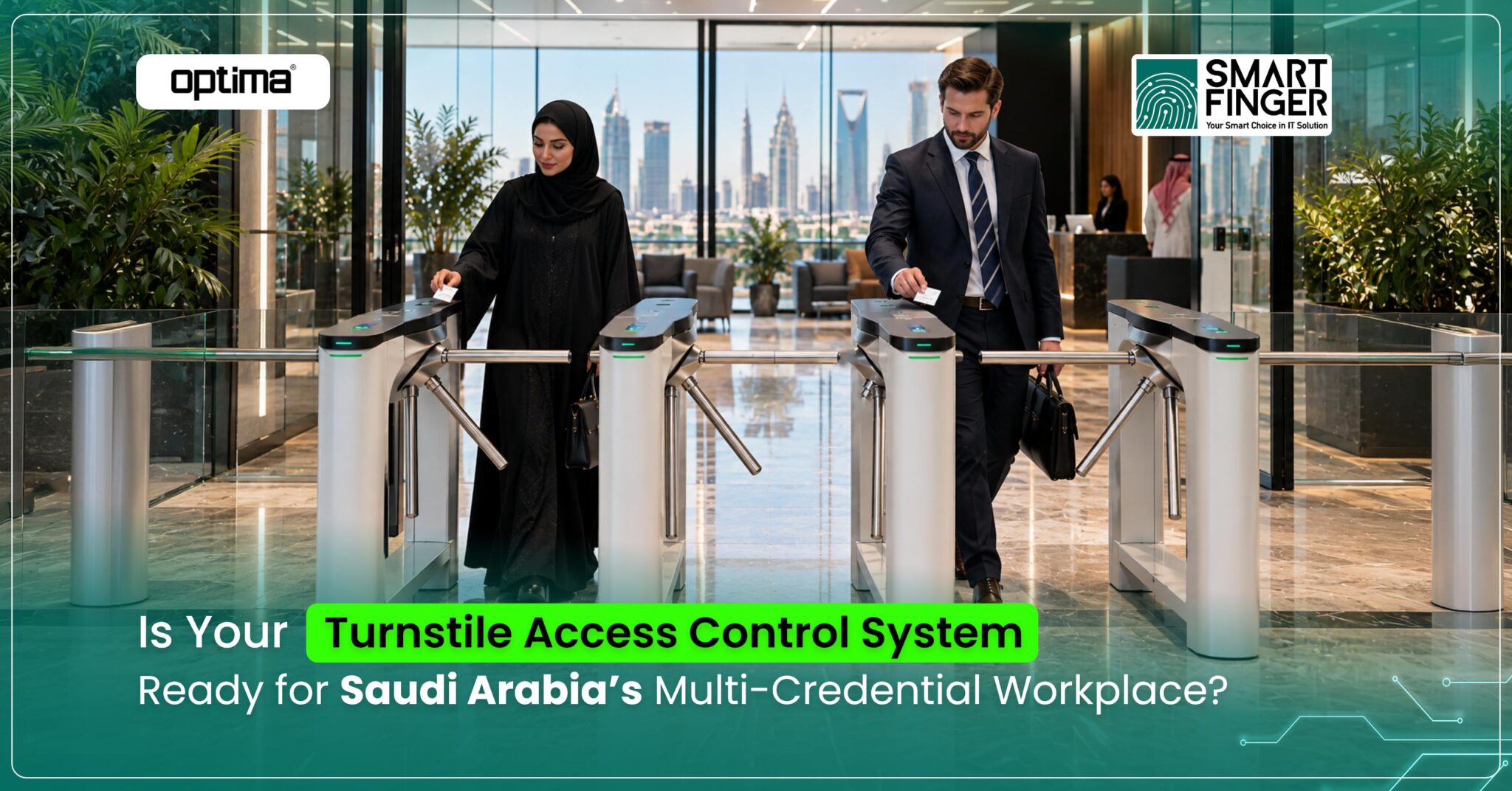 Multi-Credential Turnstile Access Control in Saudi Arabia